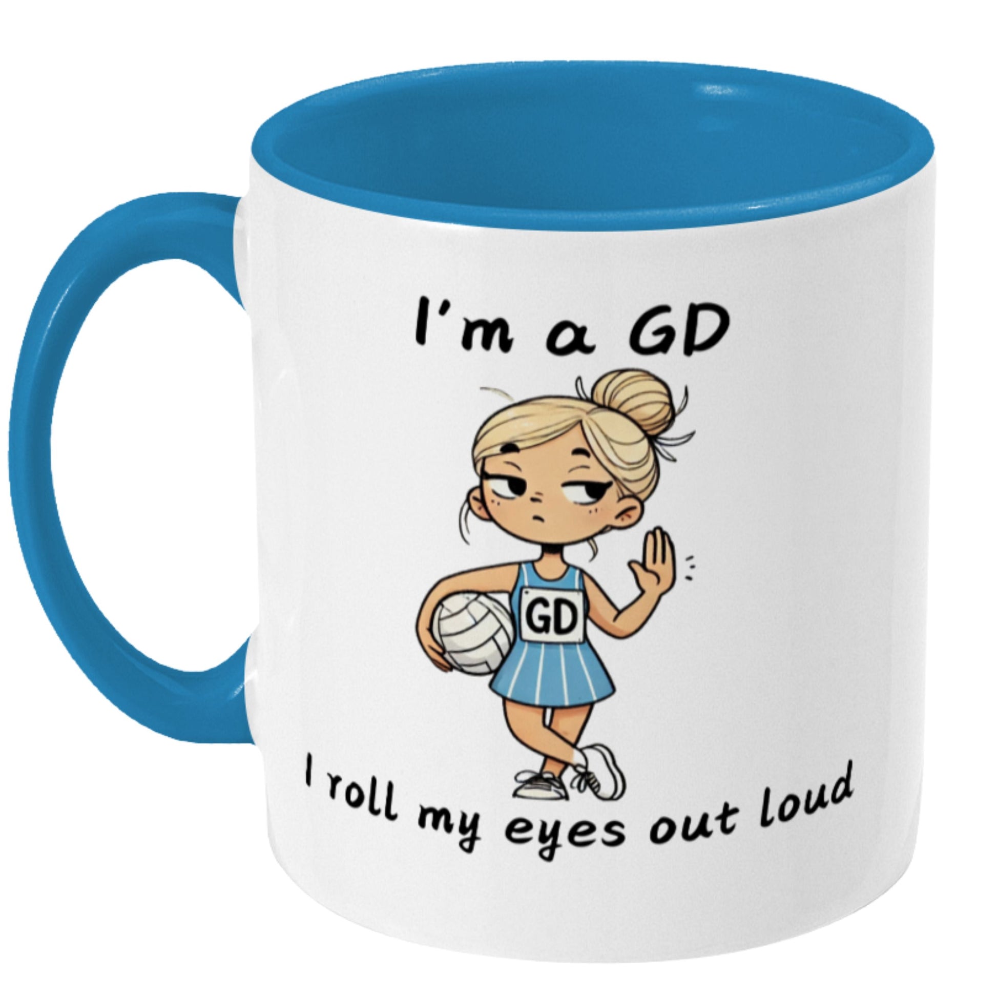 Netball Gifts - Funny Mug for Netball Goal Defenders