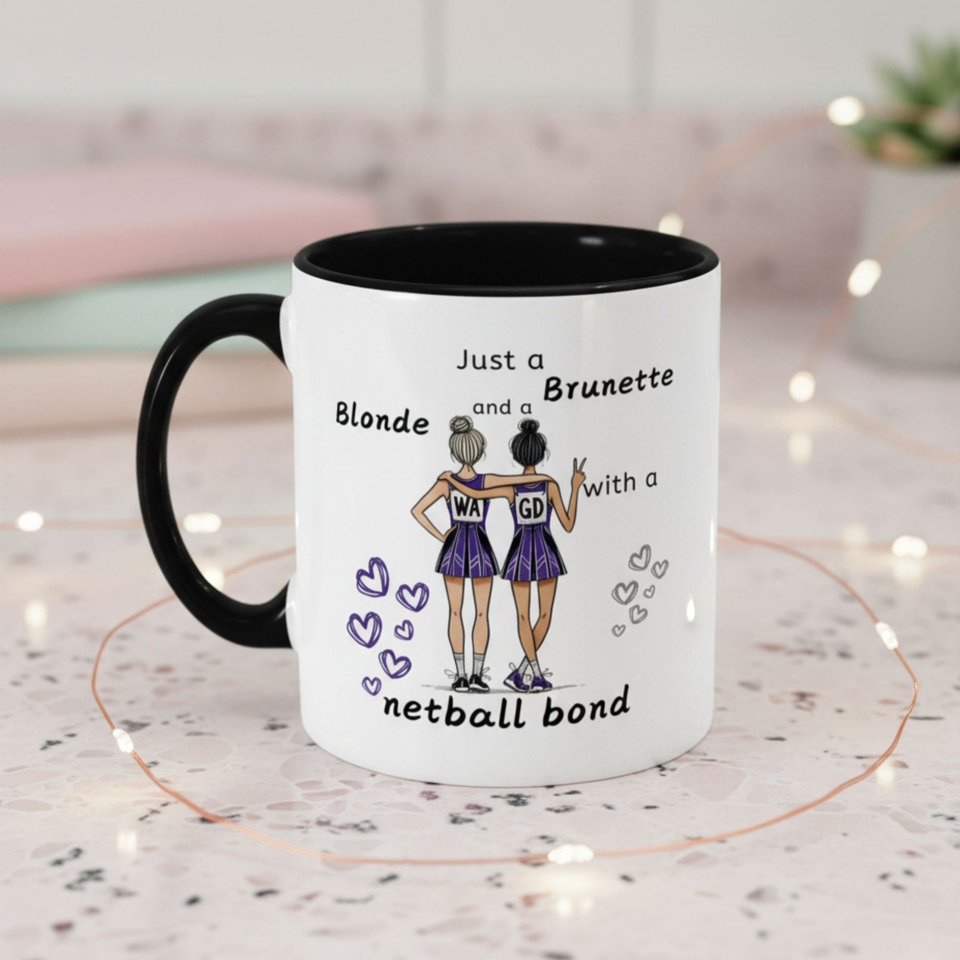 Netball Gifts - Cute Mug for Teen Girl Netball Players