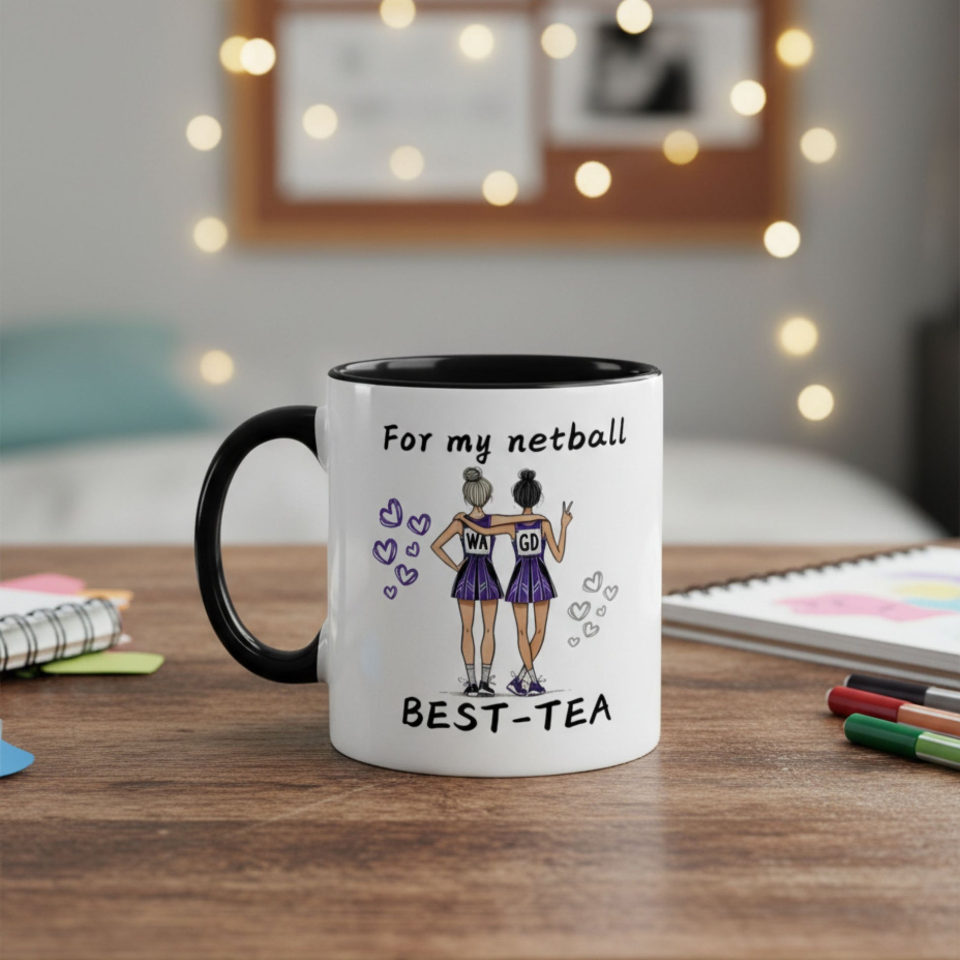 Netball Gifts - Slogan Mug for Teen Girl Netball Players