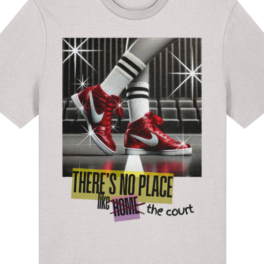 Netball Graphic Adult Top Grey