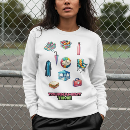 Netball Gifts - Fun Graphic Sweatshirt for Adult Netball Players