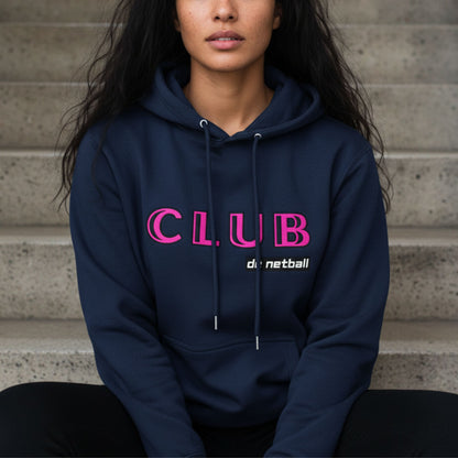 Netball Gifts - Blue Netball Hoodie for Women