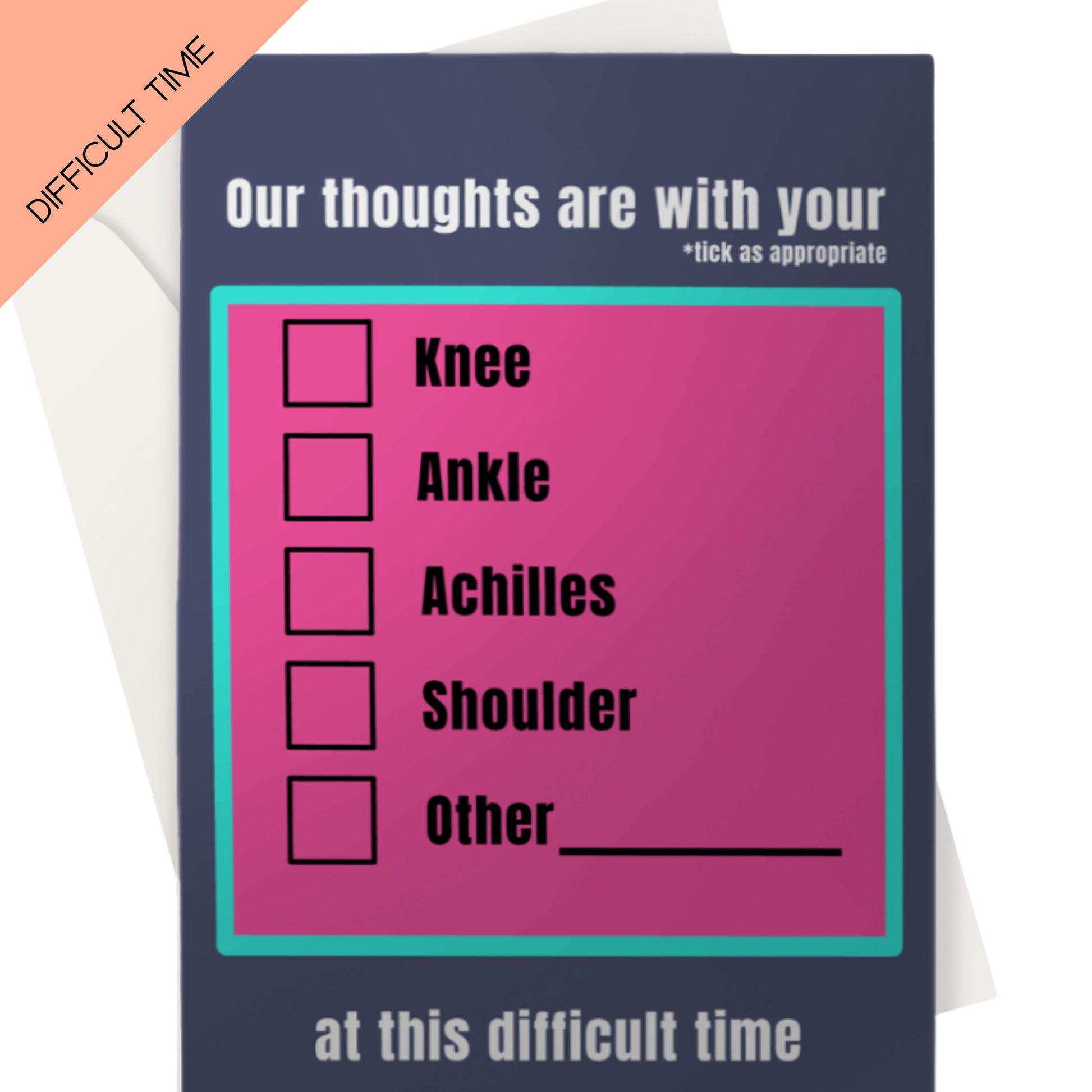 Funny Netball Injury Card for Netball Players