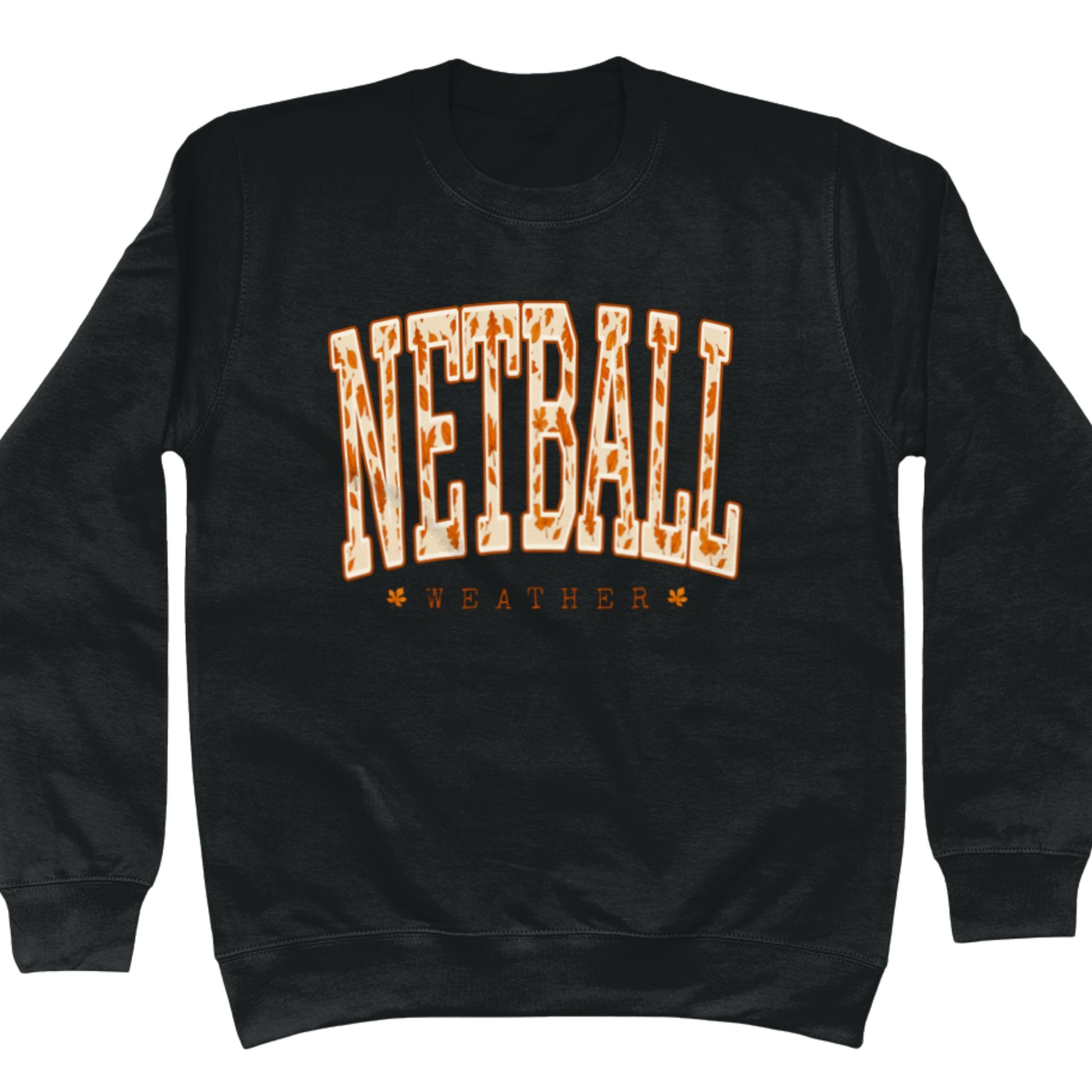 Netball Weather Sweatshirt - Black - Netball Clothing