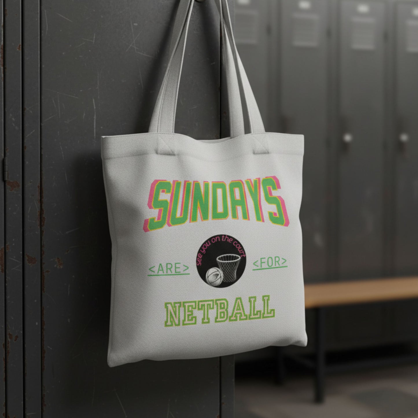 Netball Gifts - Sundays Slogan Netball Kit Bag