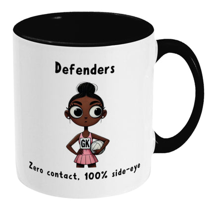 Netball Mug - Funny Gift For Defenders