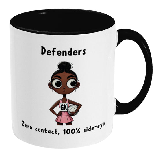 Netball Mug - Funny Gift For Defenders