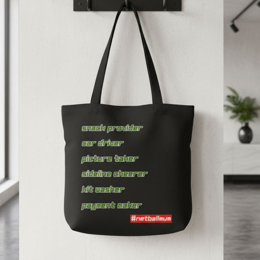 Netball Gifts - Netball Mum Slogan Tote