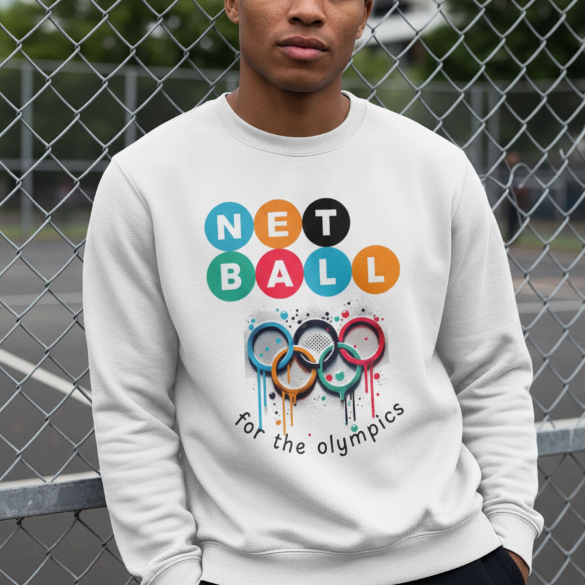 Netball Gifts - Netball for the Olympics Jumper for Men