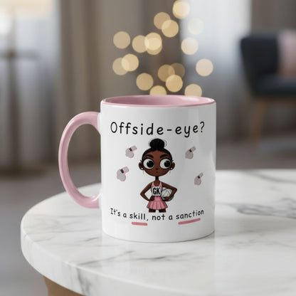 Netball Gifts - Funny Pink Gift Mug for Netball Girls