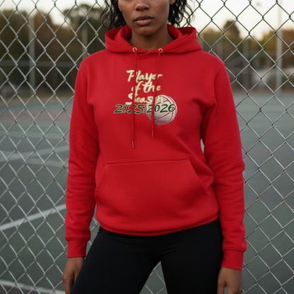 Women's Netball Player Award Hoodie - Red