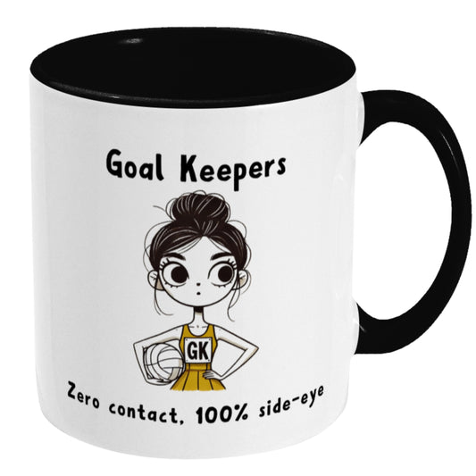 Netball Player GK Mug - Team Gift