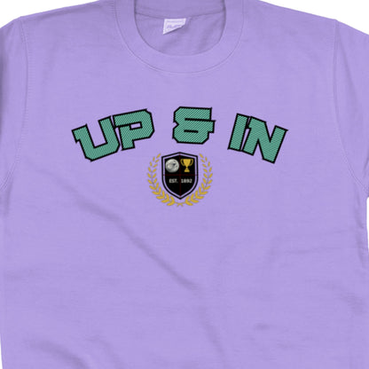 Netball Player Sweater Purple Top