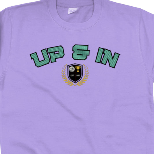 Netball Player Sweater Purple Top