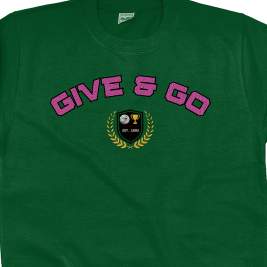 Netball Player Jumper Top Green