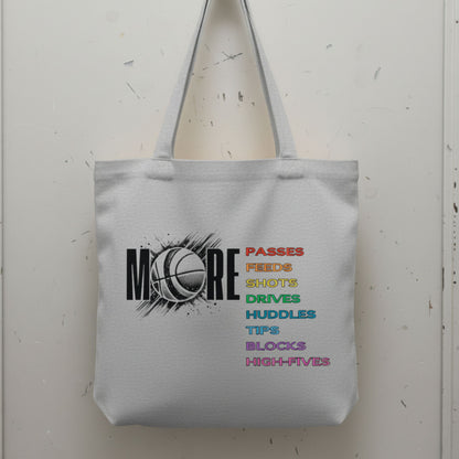 Netball Gifts - Netball Rainbow Slogan Kit Bag