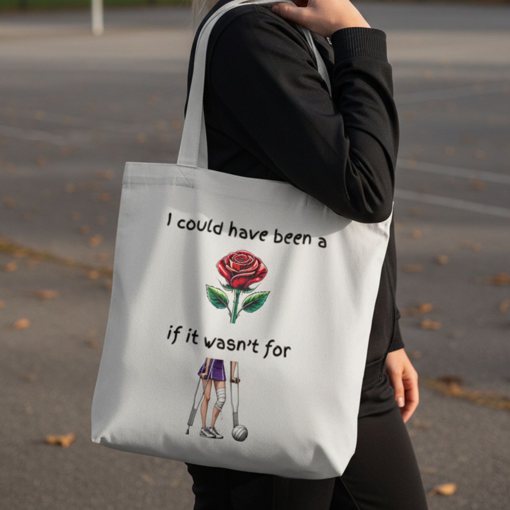 Netball Gifts - England Roses Netball Slogan Kit Bag