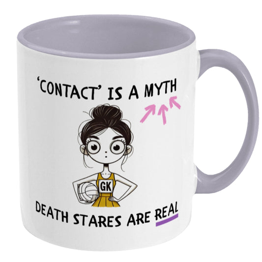 Netball Slogan Mug - Funny Netball Team Gift