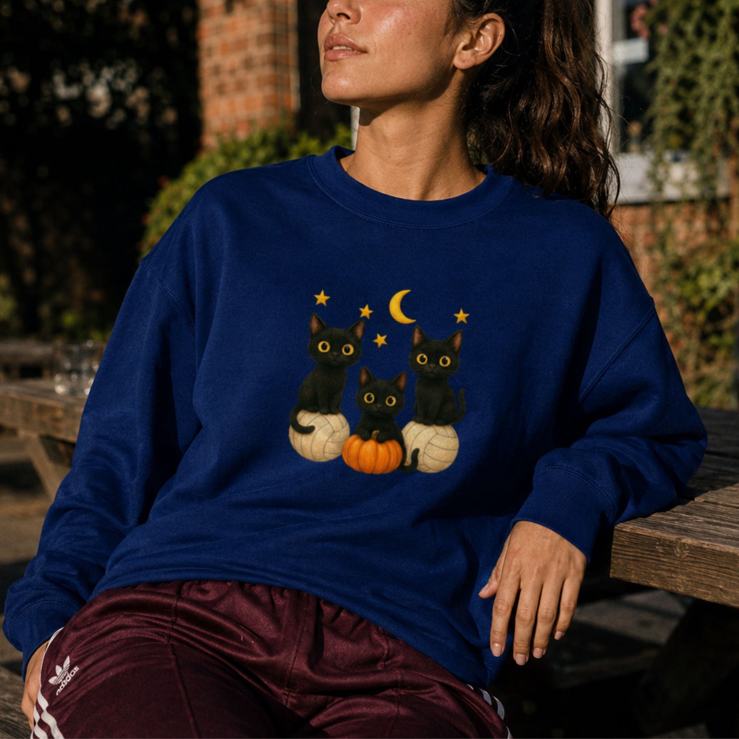 Halloween Graphic Sweater for Netball Players