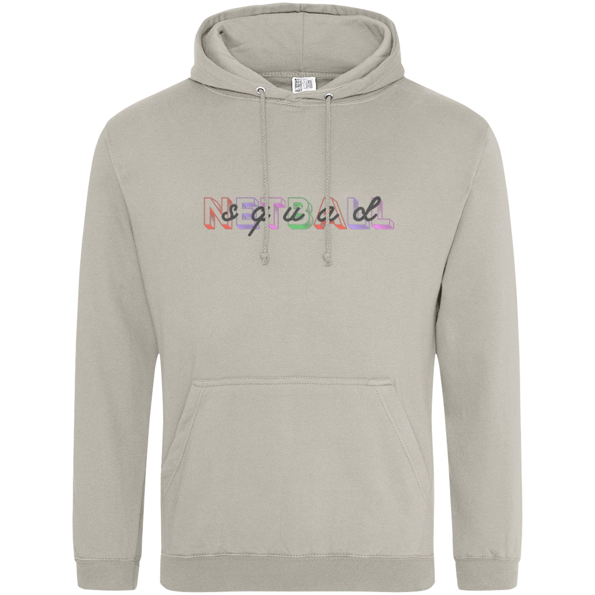 Netball Squad Hoodie  - Stone Top