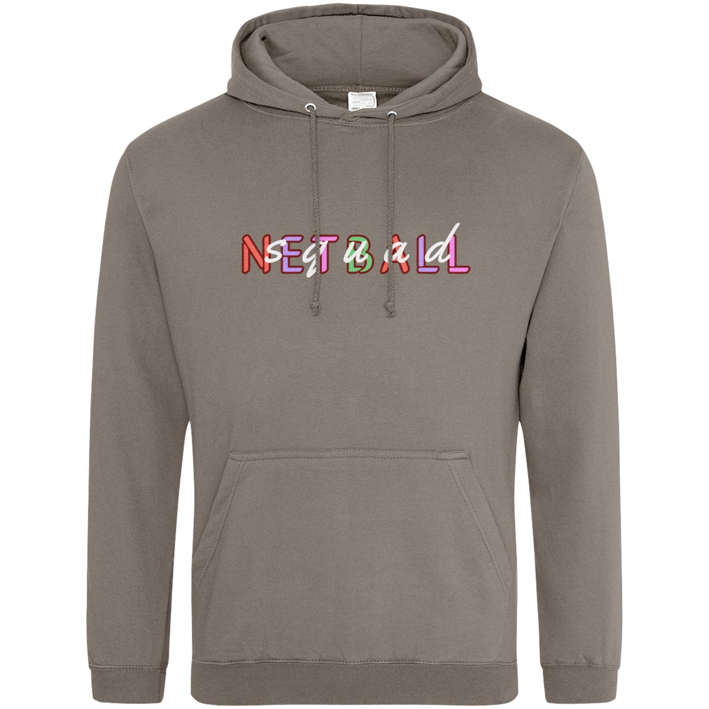 Netball Squad Hoodie - Natural Clay Top