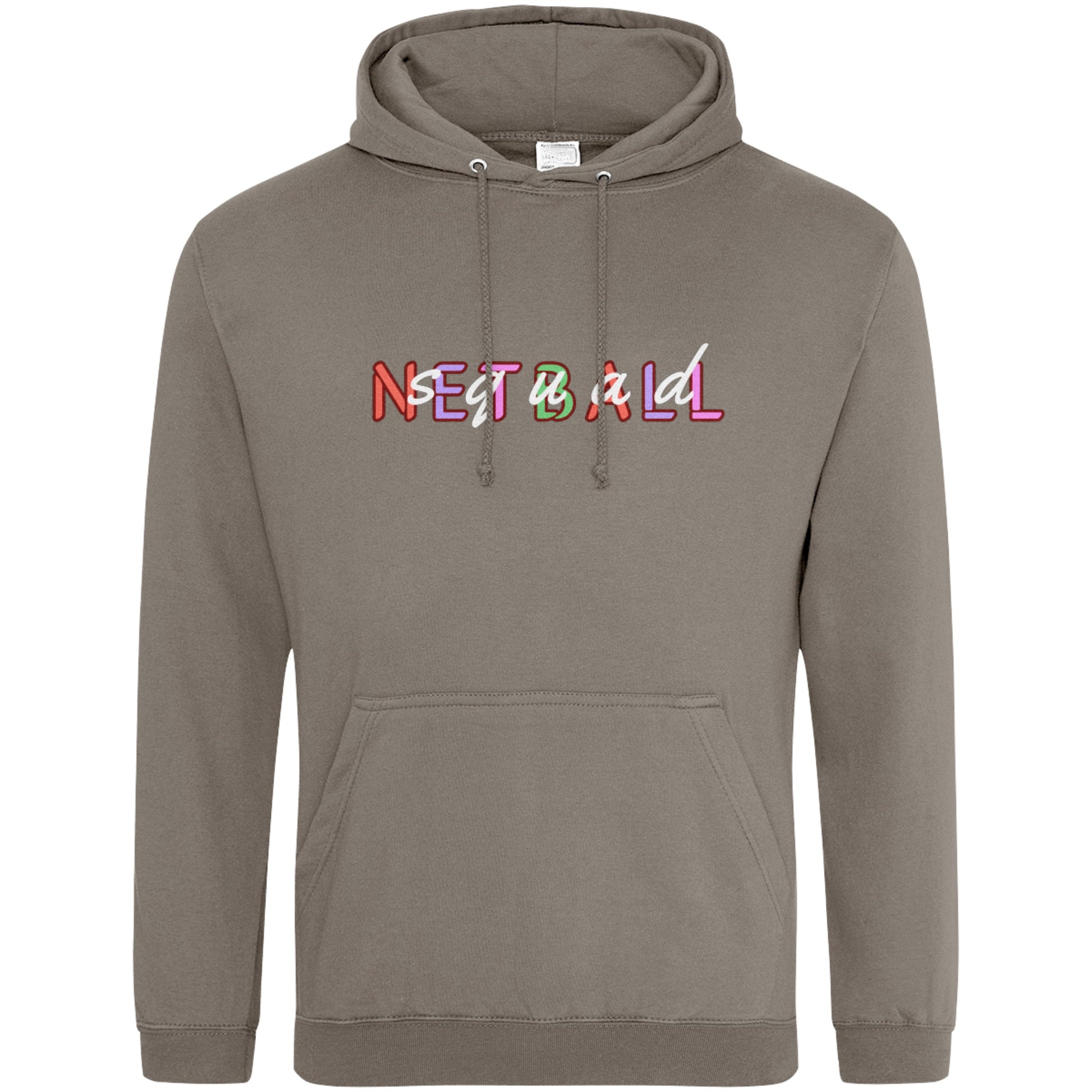 Netball Squad Hoodie - Natural Clay Top