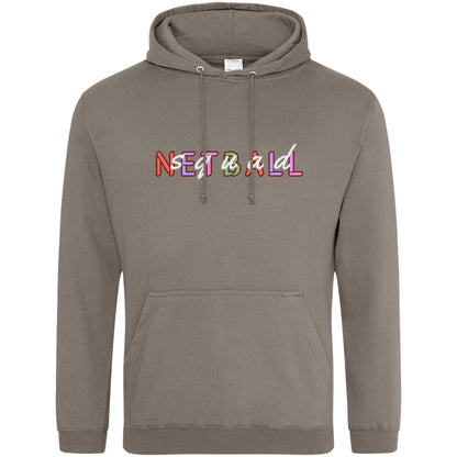 Netball Squad Hoodie - Natural Clay Top