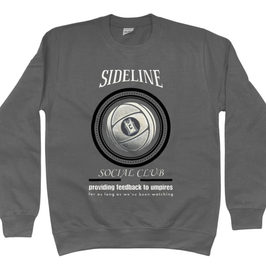 Funny Netball Supporter Jumper - Sideline Social Club