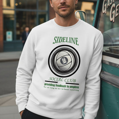 Netball Gifts - Netball Dad Sideline Supporter Slogan Jumper White