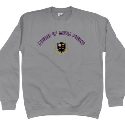Netball Sweatshirt Slogan Grey Adult