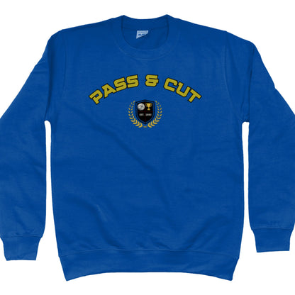 Netball Slogan Sweatshirt Top Blue