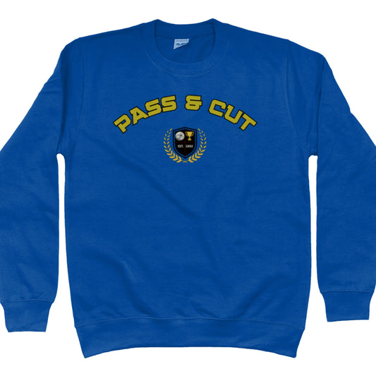 Netball Slogan Sweatshirt Top Blue