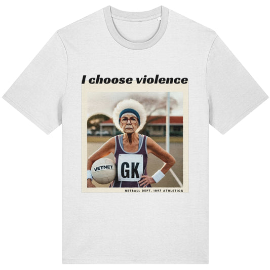 Netball Tee Shirt - Funny Slogan - Gift