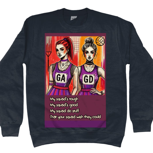 Netball Team Fashion Jumper - Player Gift