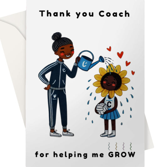 Thank You Gift Card Netball Coach