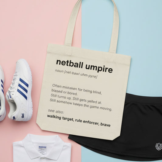 Netball Gifts - Netball Umpire Tote Bag