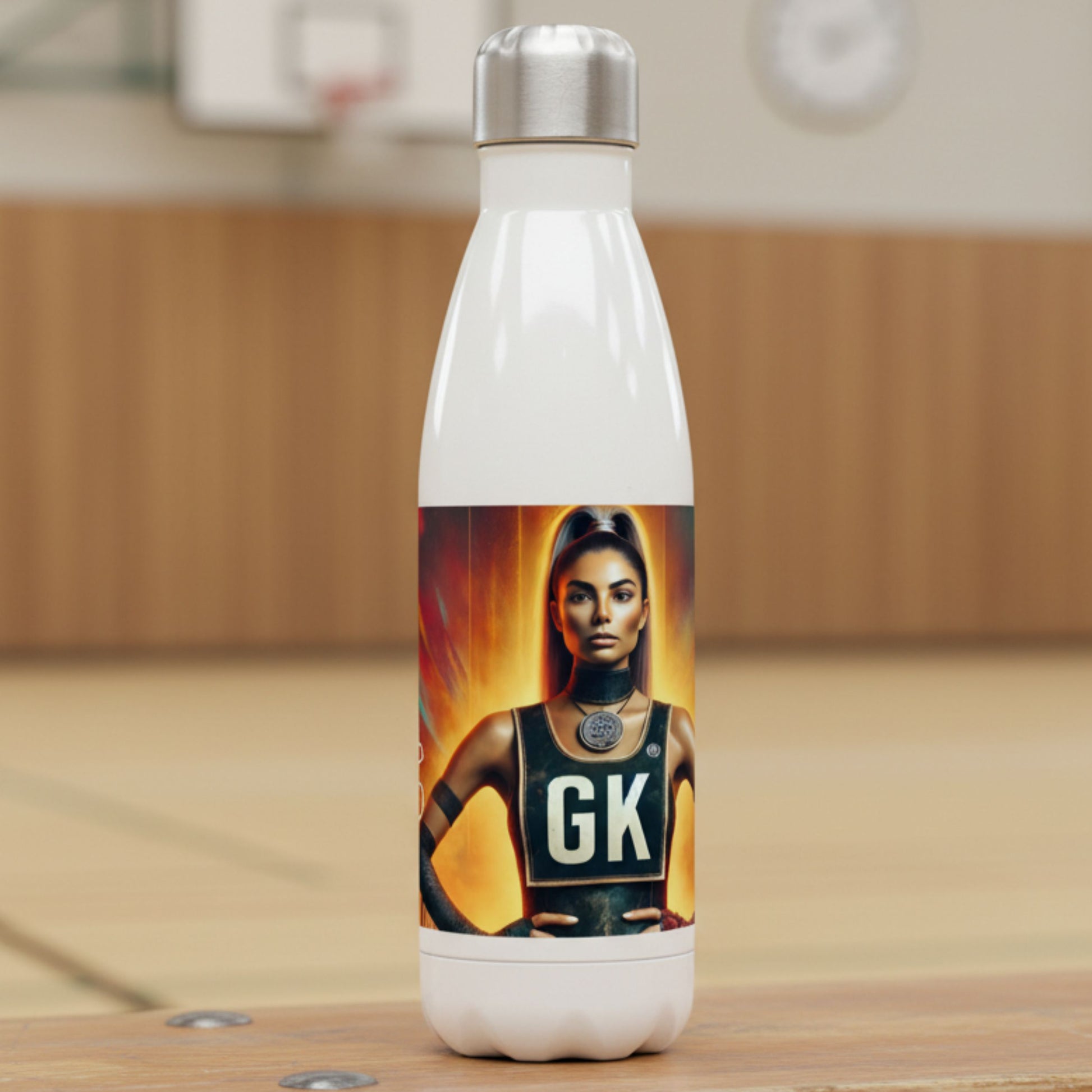 Netball Gifts - Water Bottle for Netball Goal Keepers