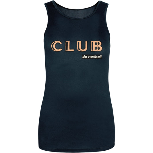 Netball Navy Blue Training Tank Top