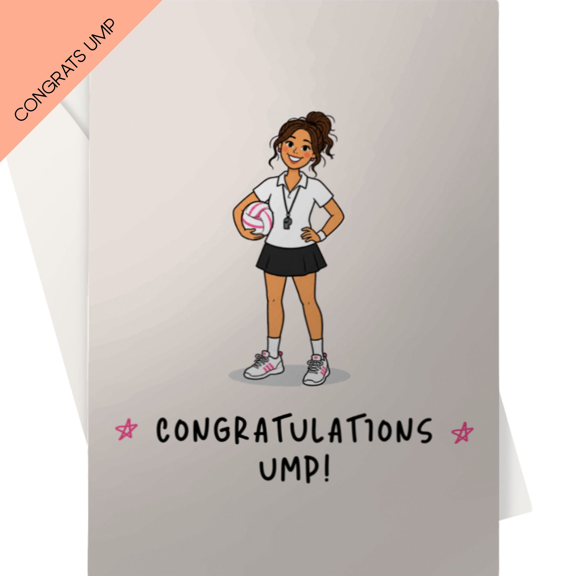 Congratulations Netball Umpire Card