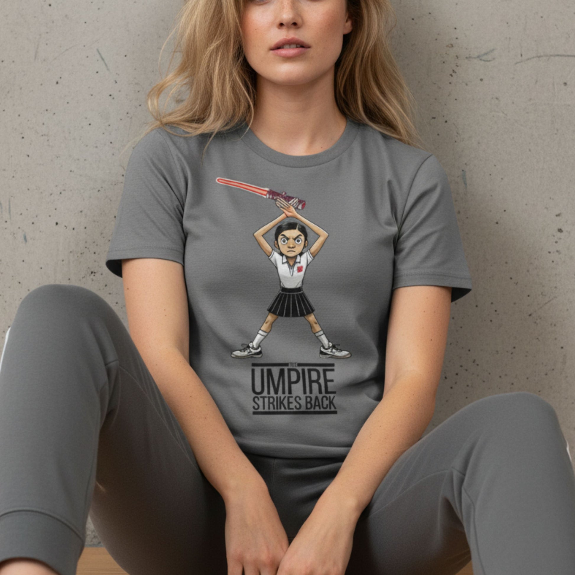 Netball Gifts - The Netball Umpire Strikes Back Slogan T-Shirt