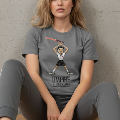 Netball Gifts - The Netball Umpire Strikes Back Slogan T-Shirt