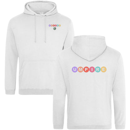 Netball Umpire Hoodie White