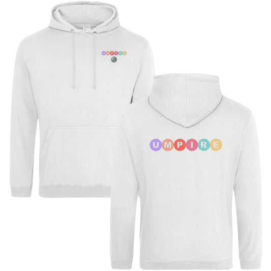 Netball Umpire Hoodie White
