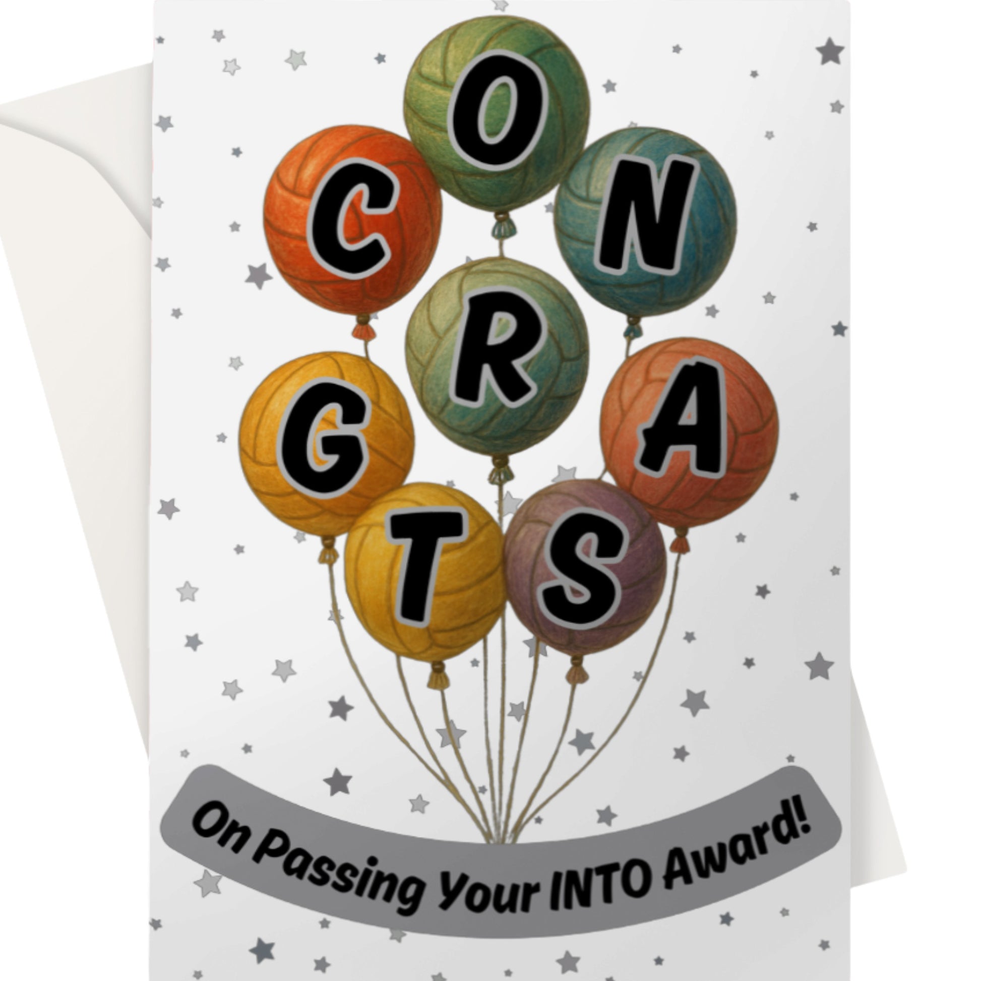 Netball Umpire INTO Award Congrats Card