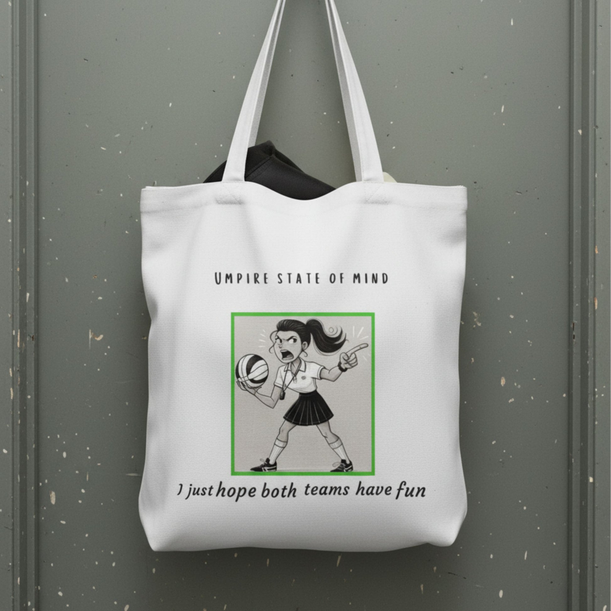 Netball Gifts - Funny Graphic Netball Umpire Kit Bag