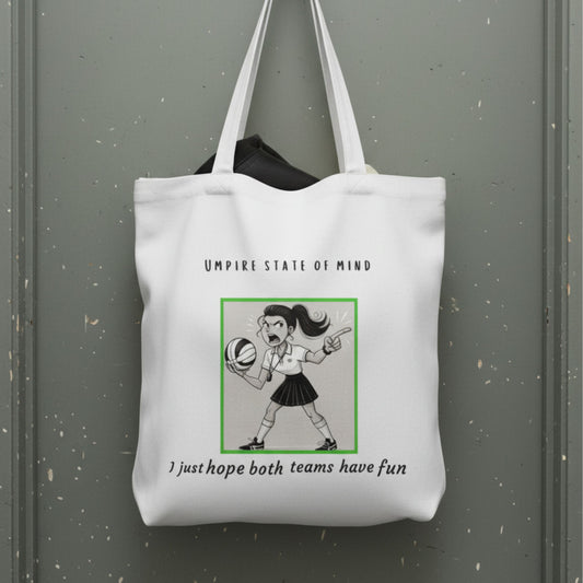 Netball Gifts - Funny Graphic Netball Umpire Kit Bag