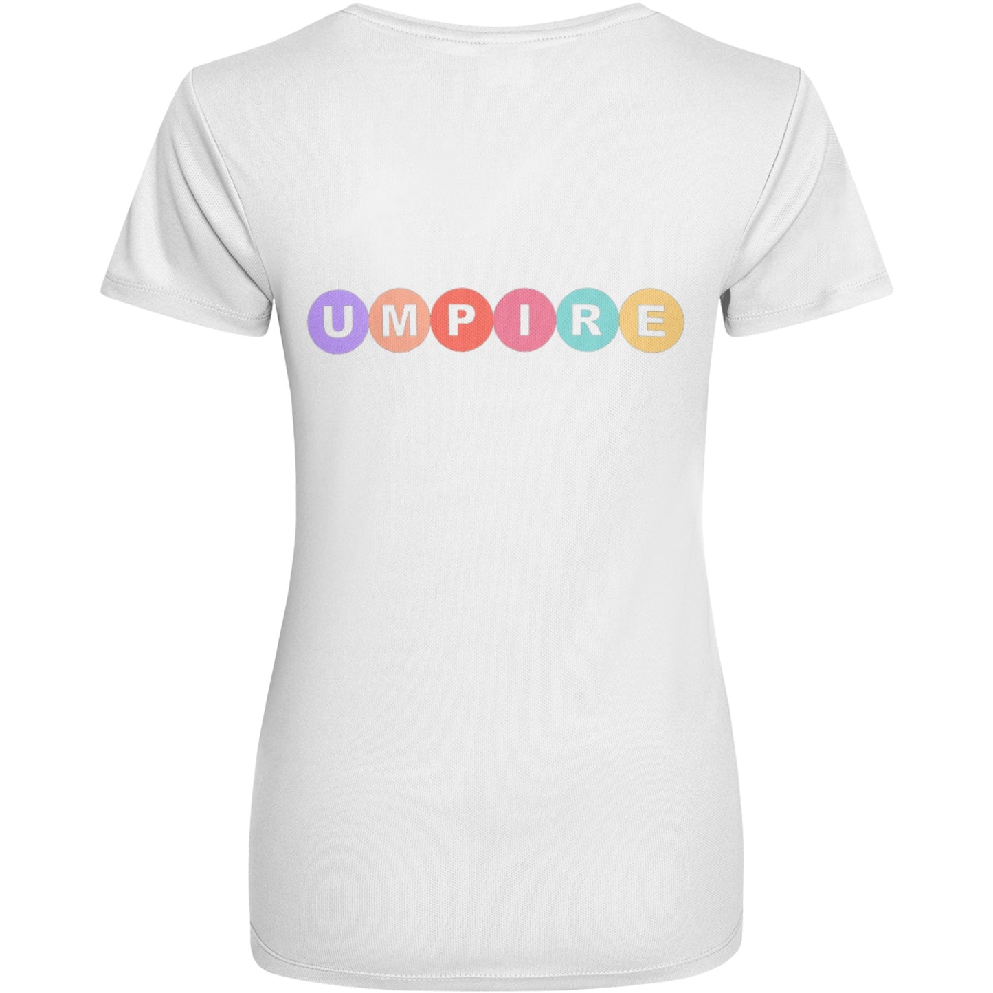 Netball Umpire White Top Training Shirt