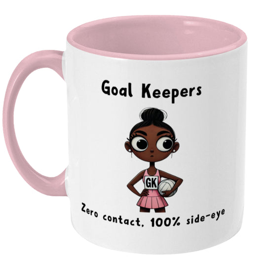 Netballer Gift Mug - GK Player