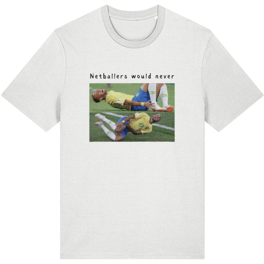 Netball Sports Graphic T-Shirt - Football vs Netball