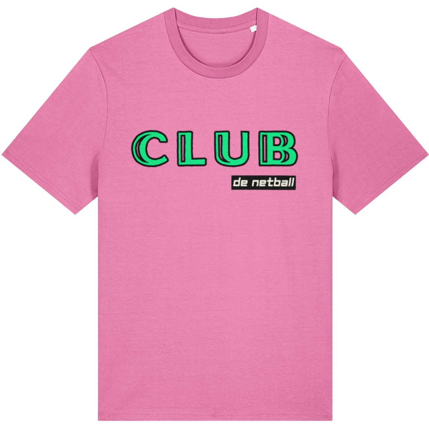 Pink and Green Netball T-Shirt Top